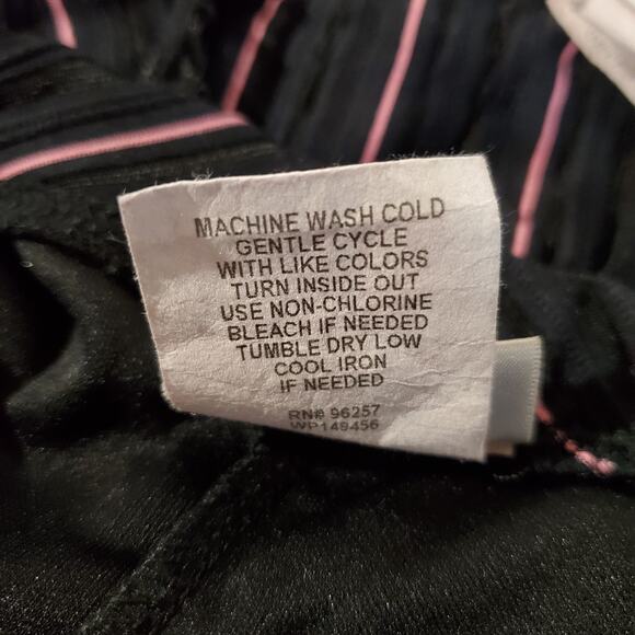 Vtg 90s Fashion Bug Sheer Overlay Stripe Corset Top Skirt Set Plus Size Gothic - Picture 12 of 16